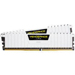 Vengeance LPX White, 16GB DDR4 2666MHz CL16 Kit Dual Channel
