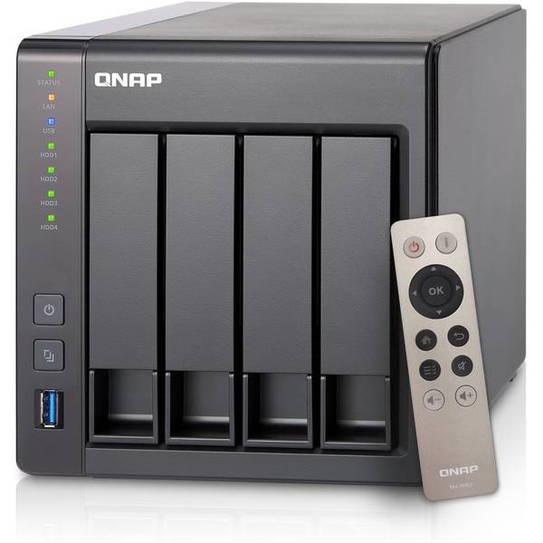 NAS Qnap TS-451+-8G, Intel Celeron Quad-Core  2.00GHz , 4 Bay, 4 x USB, 2 x LAN