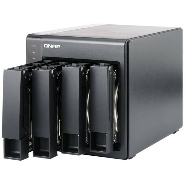 NAS Qnap TS-451+-8G, Intel Celeron Quad-Core  2.00GHz , 4 Bay, 4 x USB, 2 x LAN