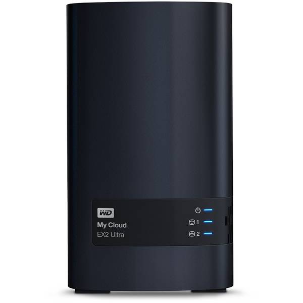 NAS My Cloud EX2 Ultra, Marvell ARMADA 385 1.3 GHz, 2 Bay, 2 x USB, 1 x LAN, WDBVBZ0040JCH