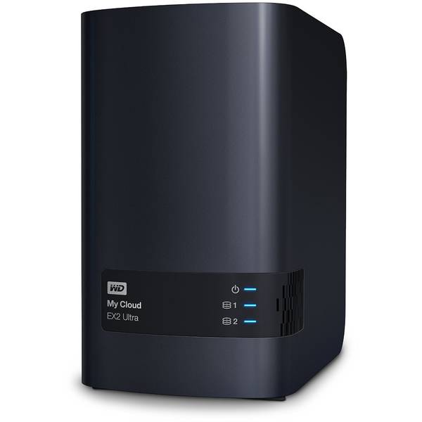 NAS My Cloud EX2 Ultra, Marvell ARMADA 385 1.3 GHz, 2 Bay, 2 x USB, 1 x LAN, WDBVBZ0040JCH