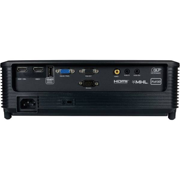 Videoproiector OPTOMA W340, 3400 ANSI, WXGA, DLP 3D, Negru