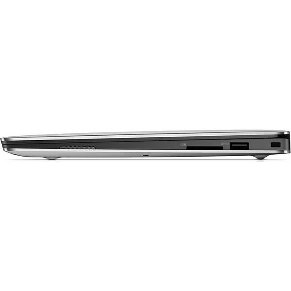 Laptop Dell XPS 13 9360, 13.3'' QHD+ InfinityEdge Touch, Core i7-7500U 2.7GHz, 16GB DDR3, 1TB SSD, Intel HD 620, Linux, Argintiu