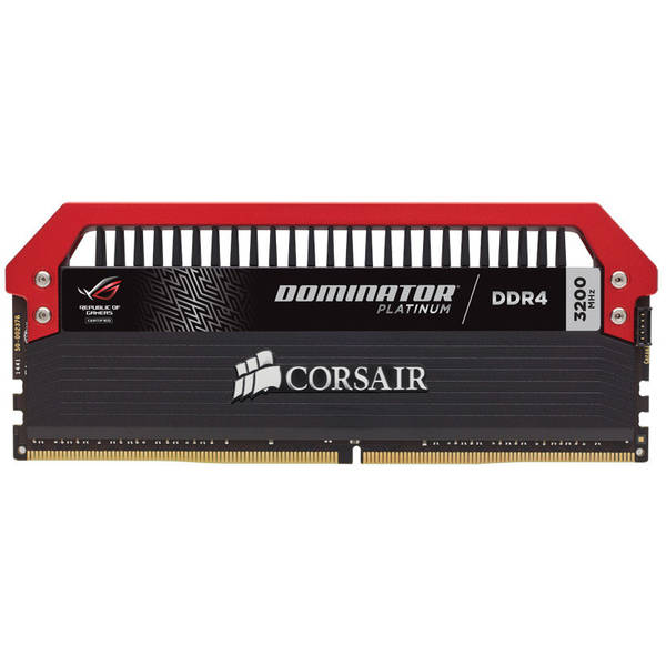 Memorie Corsair Dominator Platinium ROG Edition 32GB, DDR4, 3200MHz, CL16, Kit Quad Channel
