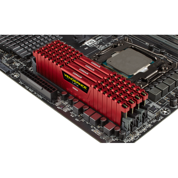 Memorie Corsair Vengeance LPX Red 32GB DDR4 3600MHz CL16 Kit Quad Channel