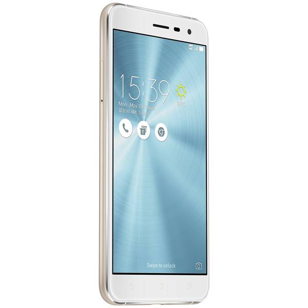 Smartphone Asus Zenfone 3 ZE552KL, Dual SIM, 5.5'' Super IPS+ Multitouch, Octa Core 2.00GHz, 4GB RAM, 64GB, 16MP, 4G, Moonlight White