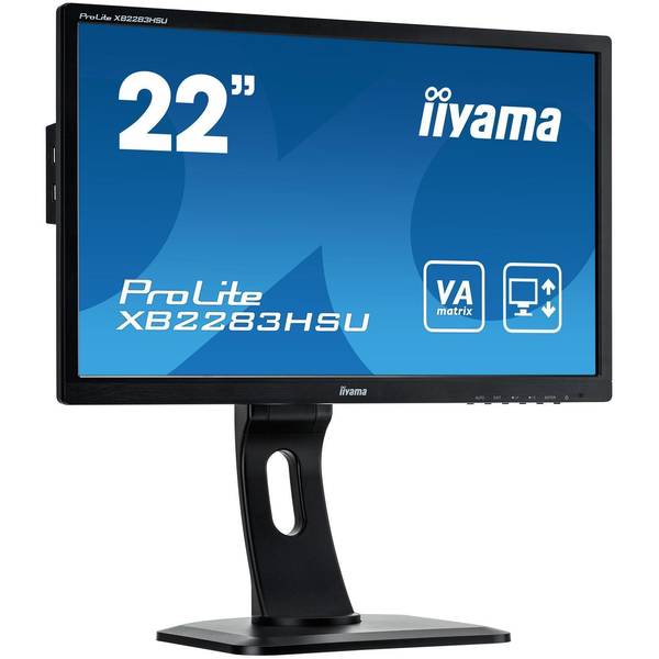 Monitor LED IIyama XB2283HSU-B1DP, 21.5", FHD, 5ms, Negru