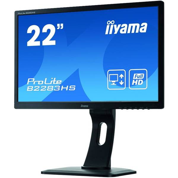 Monitor LED IIyama B2283HS-B1, 22", FHD, 2ms, Negru
