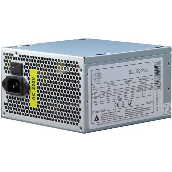 Sursa Inter-Tech SL-500 PLUS, ATX, 500W, Gri