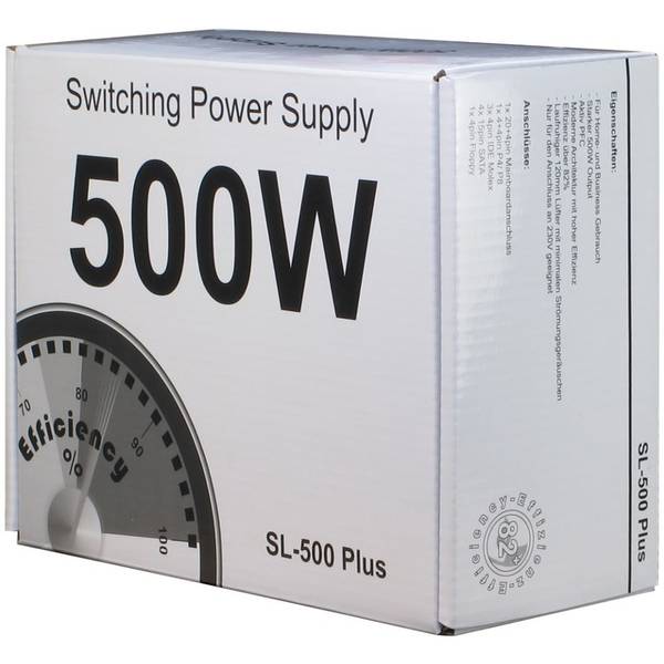 Sursa Inter-Tech SL-500 PLUS, ATX, 500W, Gri