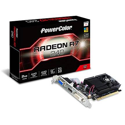 Placa video PowerColor Radeon R7 240, 2GB DDR3, 64 biti, Low Profile