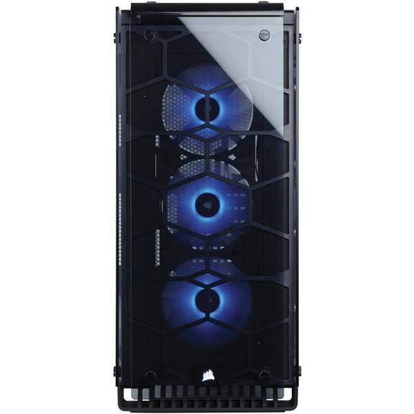 Carcasa Corsair Crystal 570X RGB, MiddleTower, Fara sursa, Negru