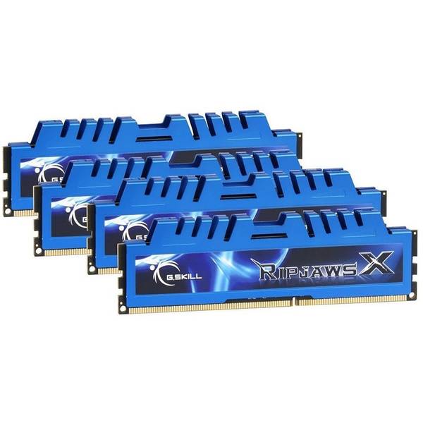 Memorie G.Skill RipjawsX 32GB DDR3 1600MHz, CL9 Kit Quad Channel