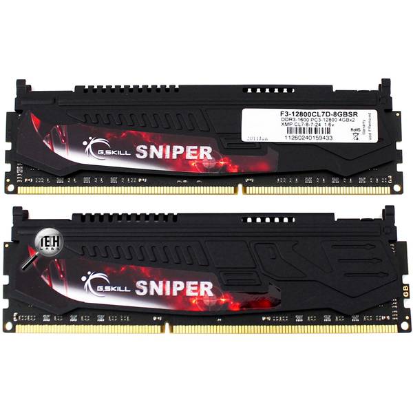 Memorie G.Skill Sniper 16GB DDR3 1866 MHz, CL10 Kit Dual Channel