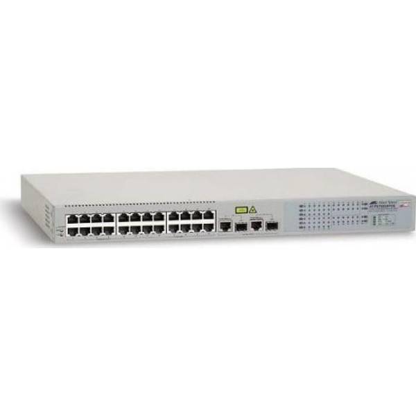 Switch ALLIED TELESIS AT-FS750/28PS, 24 x LAN, 2 x SFP, PoE