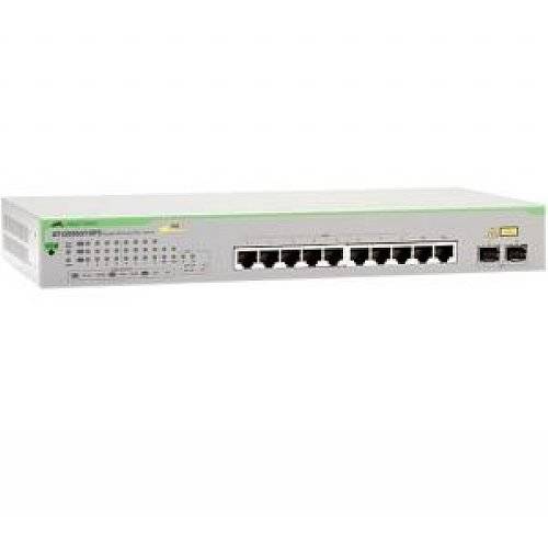 Switch ALLIED TELESIS AT-GS950/10PS, 10 x LAN Gigabit, 2 x SFP Combo