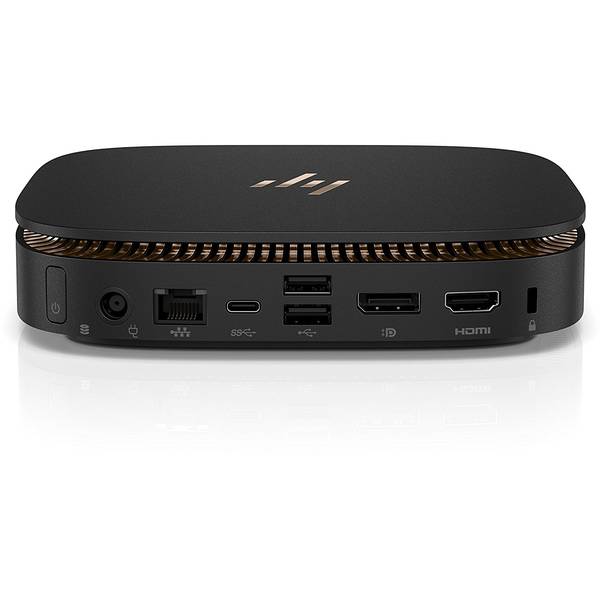 Mini PC HP Slice G1, Core i5-6500T 2.5GHz, 4GB DDR4, 128GB SSD, Intel HD 530, Win 10 Pro 64bit, Negru