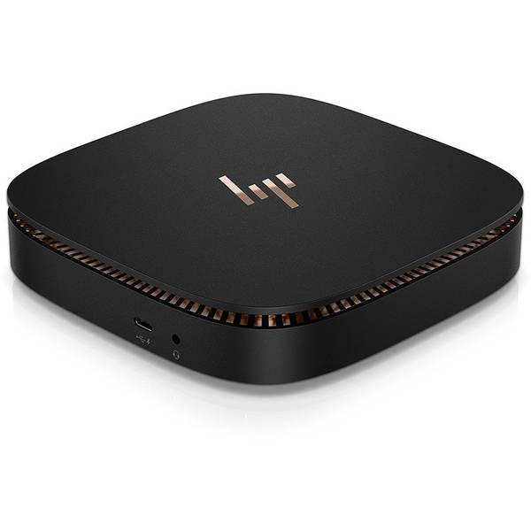 Mini PC HP Slice G1, Core i3-6100T 3.2GHz, 4GB DDR4, 500GB HDD, Intel HD 530, Win 10 Pro 64bit, Negru