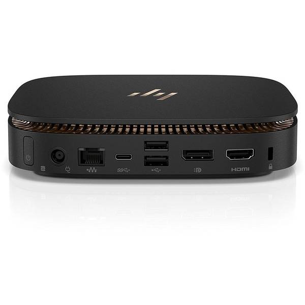 Mini PC HP Slice G1, Core i3-6100T 3.2GHz, 4GB DDR4, 500GB HDD, Intel HD 530, Win 10 Pro 64bit, Negru