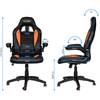 Scaun Gaming Nitro Concepts C80 Motion, Black/Orange
