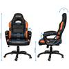 Scaun Gaming Nitro Concepts C80 Comfort, Black/Orange