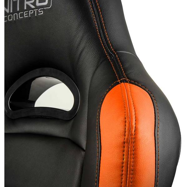 Scaun Gaming Nitro Concepts C80 Comfort, Black/Orange