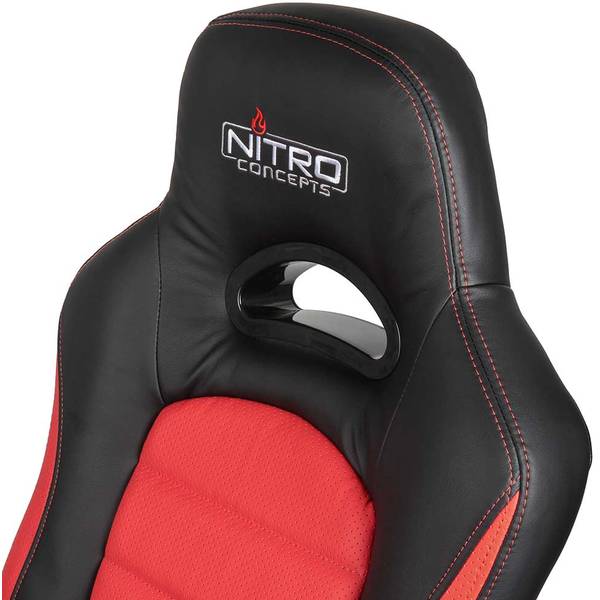 Scaun Gaming Nitro Concepts C80 Pure, Black/Red