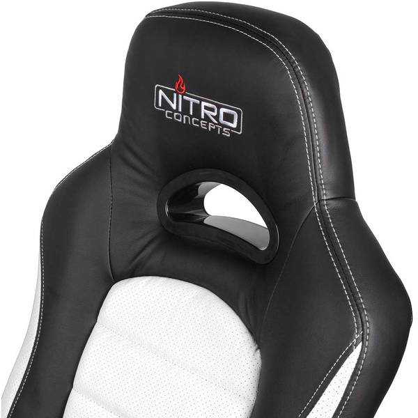 Scaun Gaming Nitro Concepts C80 Pure, Black/White