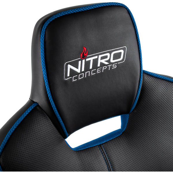 Scaun Gaming Nitro Concepts E200 Race, Black/Blue