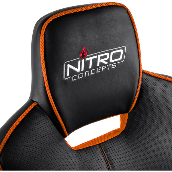 Scaun Gaming Nitro Concepts E200 Race, Black/Orange