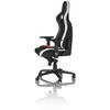 Scaun Gaming NobleChairs EPIC Real Leather, Black/White/Red