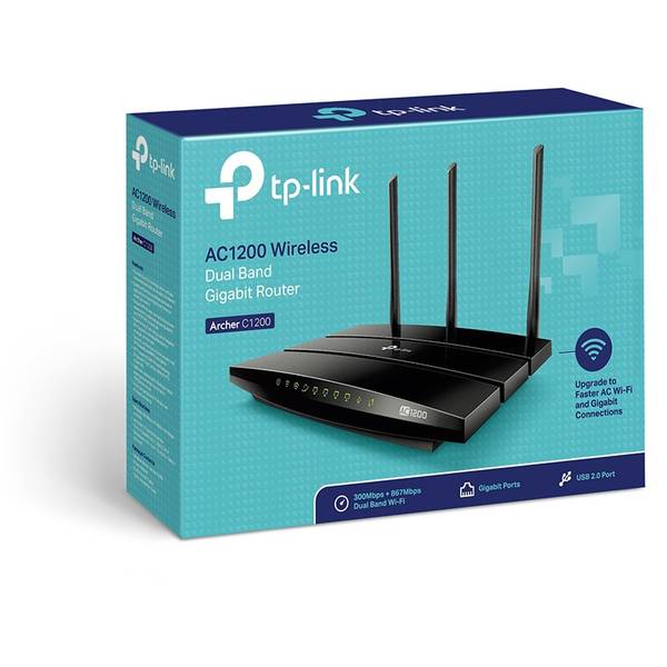 Router Wireless TP-LINK Archer C1200, 867 Mbps, 4 Lan Gigabit, 1 x WAN, 3 antene