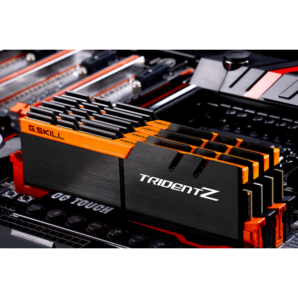Memorie GSkill TridentZ 16GB DDR4 3200MHz, CL16 Kit Dual Channel, Black/Orange