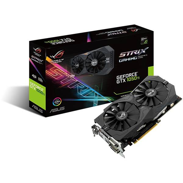 Placa video Asus GeForce GTX 1050 Ti STRIX GAMING, 4GB GDDR5, 128 biti