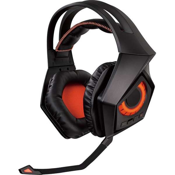 Casti Gaming Asus ROG Strix, Wireless, Cu microfon, Over-Head, Negru