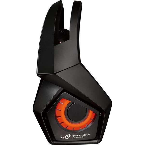 Casti Gaming Asus ROG Strix, Wireless, Cu microfon, Over-Head, Negru