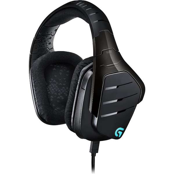 Casti Gaming Logitech G633 Artemis Spectrum, Cu microfon, Over-Head, Negru