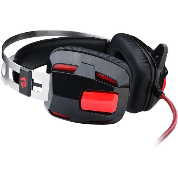 Casti Gaming Redragon Lagopasmutus, Cu microfon, Over-Head, Negru