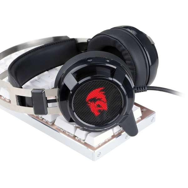 Casti Gaming Redragon Siren, Cu microfon, Over-Head, Negru