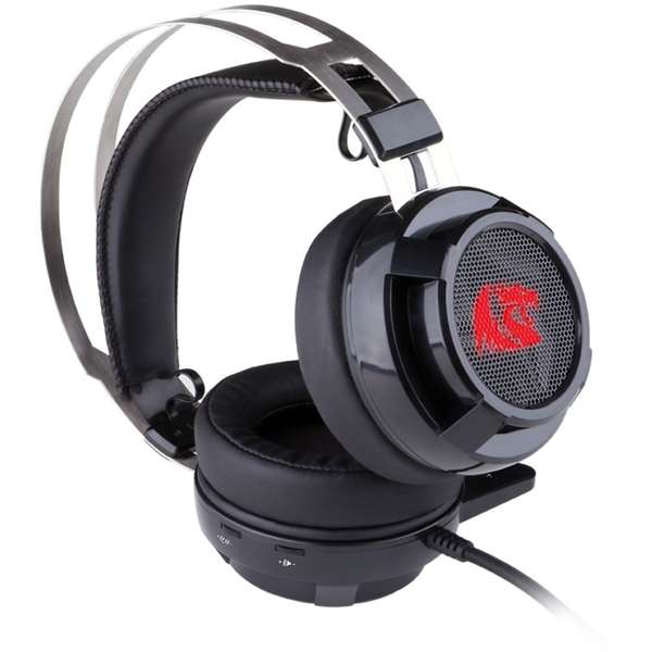 Casti Gaming Redragon Siren, Cu microfon, Over-Head, Negru