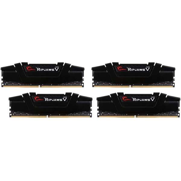 Memorie G.Skill RipjawsV 32GB DDR4 3600MHz, CL17 Kit Quad Channel, Black