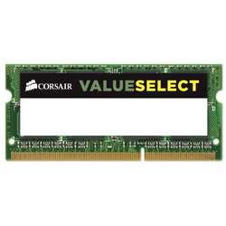 Memorie Notebook Corsair ValueSelect, 4GB, DDR3, 1333MHz, CL9, 1.35V