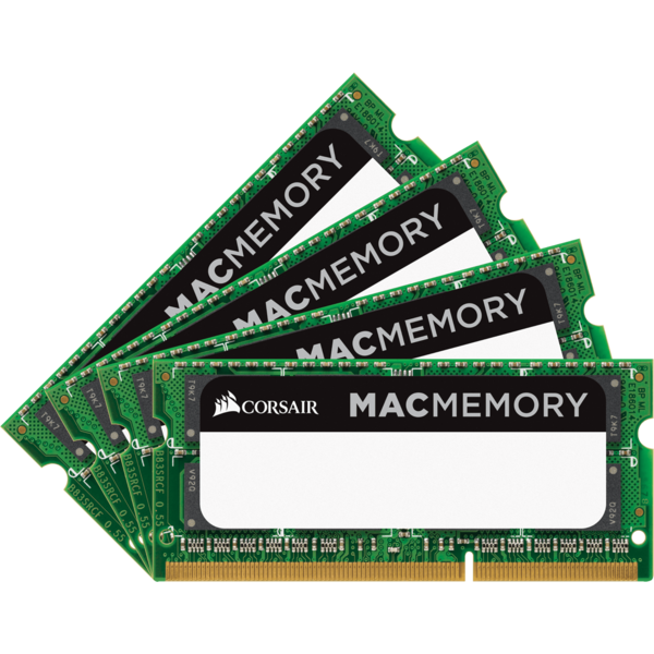 Memorie Notebook Corsair Mac Memory, 32GB, DDR3, 1866MHz, CL11, 1.35V, Kit Quad Channel, Pentru Apple iMac