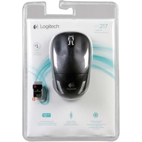 Mouse Notebook Logitech M217 Black