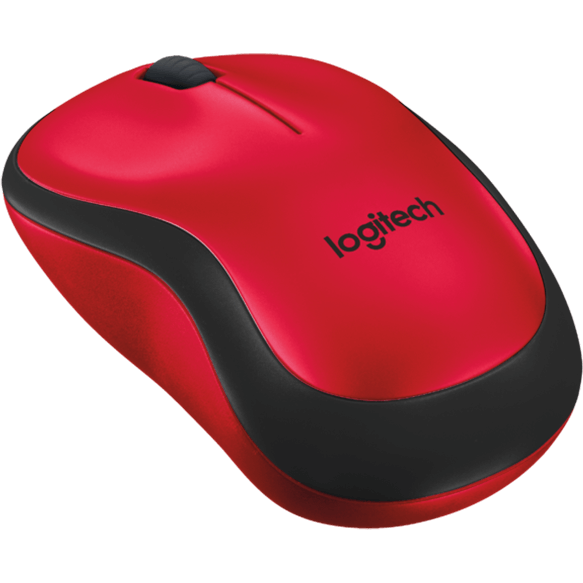 Mouse Notebook Logitech M220 Silent Red