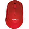 Mouse Notebook Logitech M330 Silent Plus Red