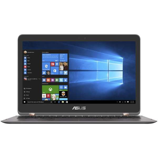 Laptop Asus ZenBook Flip UX360UAK-DQ211R, 13.3'' QHD+ Touch, Core i7-7500U 2.7GHz, 16GB DDR3, 512GB SSD, Intel HD 620, Win 10 Pro 64bit, Gri