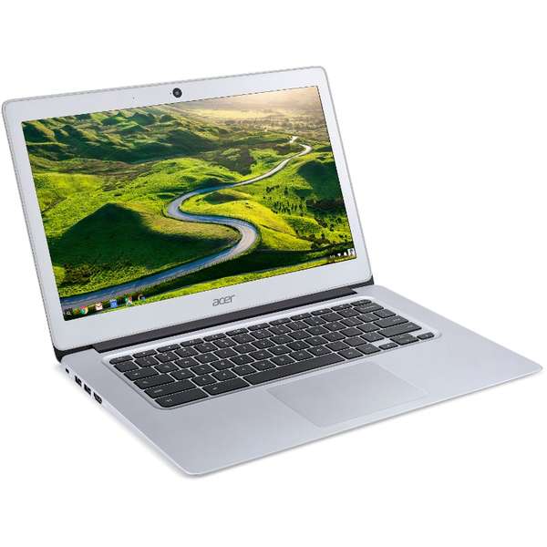 Laptop Acer Chromebook CB3-431-C6AH, 14.0'' FHD, Celeron N3160 1.6GHz, 4GB DDR3, 32GB eMMC, Intel HD 400, Chrome OS, Argintiu