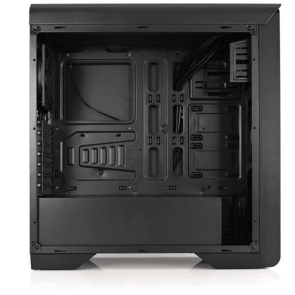 Carcasa Silentium PC Gladius M35W Pure Black, MiddleTower, Fara sursa, Negru