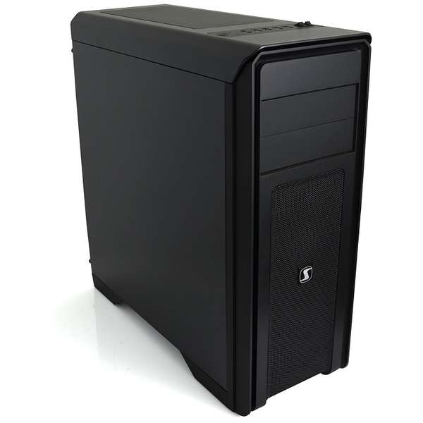 Carcasa Silentium PC Gladius M35 Pure Black, MiddleTower, Fara sursa, Negru